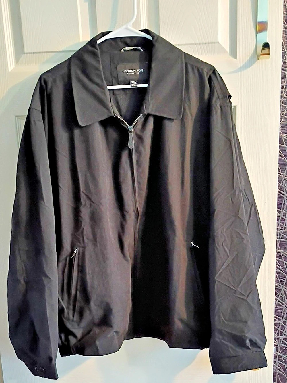 London Fog Black Lightweight Jacket Size XXL